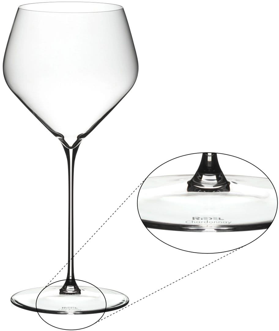 Riedel Witte Wijnglazen Veloce - Chardonnay - 690 ml - 2 stuks