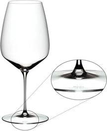 Riedel Rode Wijnglazen Veloce - Cabernet Sauvignon / Merlot - 829 ml - 2 stuks