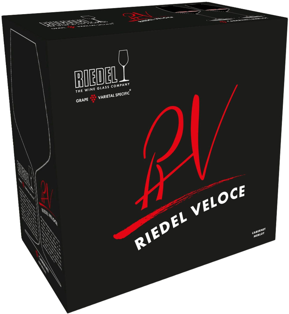 Riedel Rode Wijnglazen Veloce - Cabernet Sauvignon / Merlot - 829 ml - 2 stuks