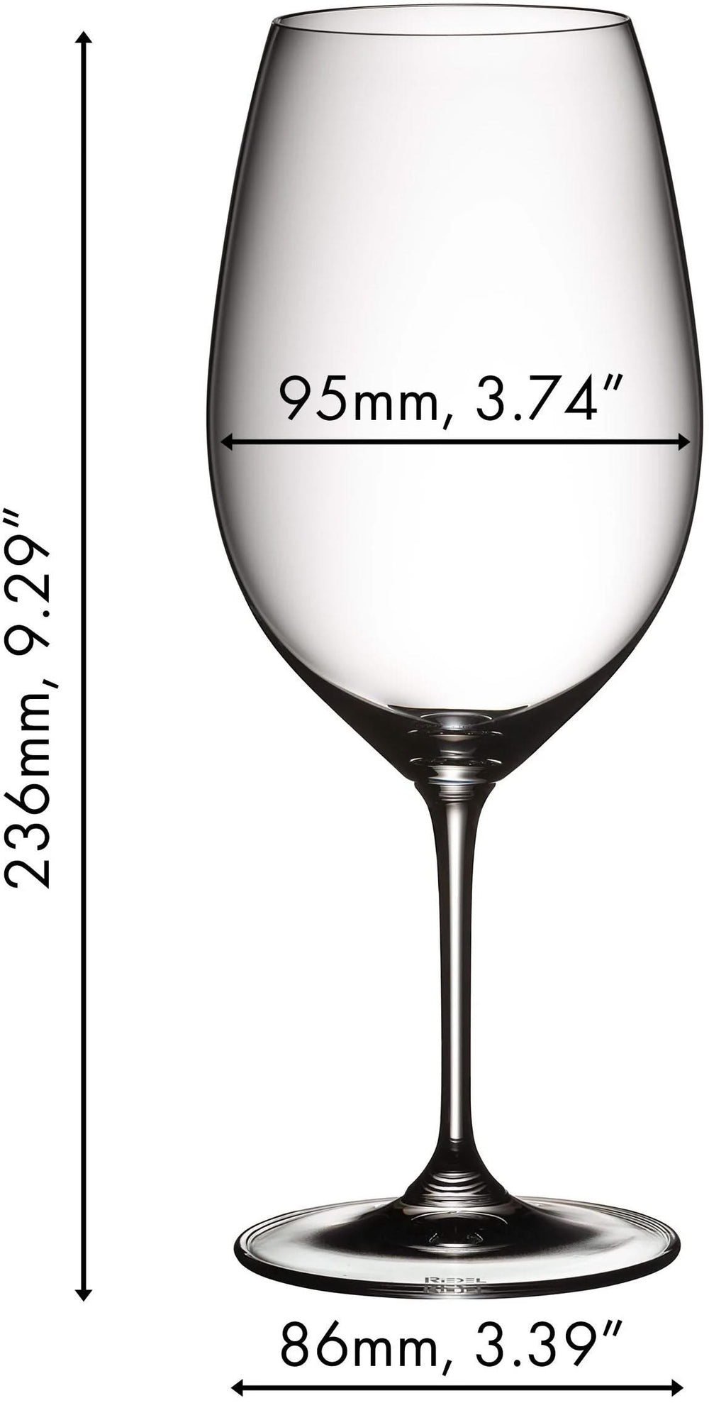 Riedel Rode Wijnglazen Vinum - Syrah / Shiraz - 700 ml - 2 stuks