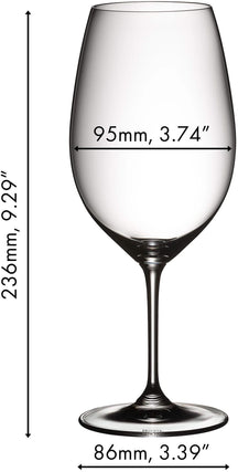 Riedel Rode Wijnglazen Vinum - Syrah / Shiraz - 700 ml - 2 stuks