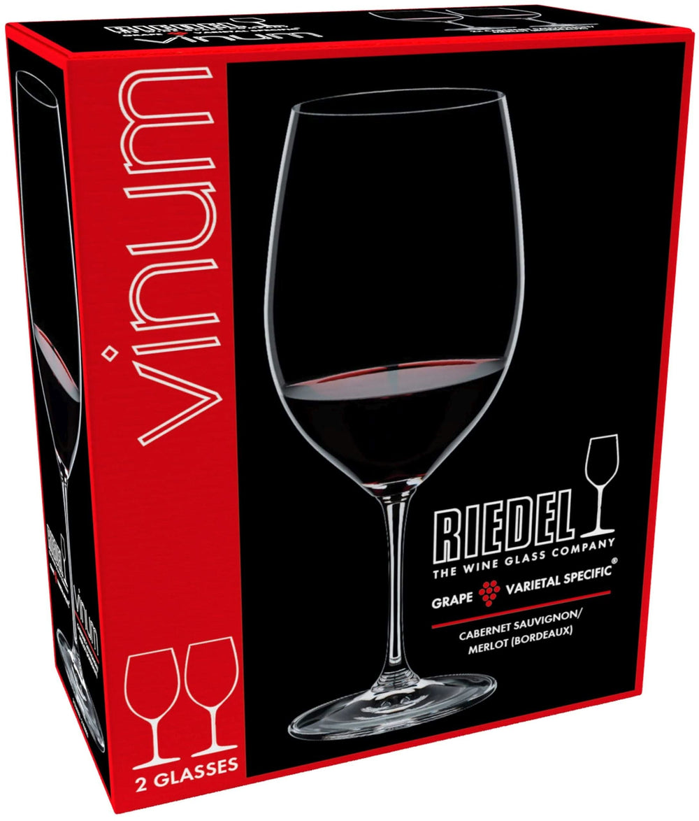 Riedel Rode Wijnglazen Vinum - Cabernet / Merlot - 650 ml - 2 stuks