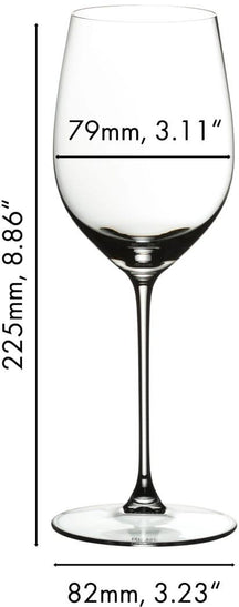 Riedel Witte Wijnglazen Veritas - Viognier/Chardonnay - 370 ml - 2 stuks