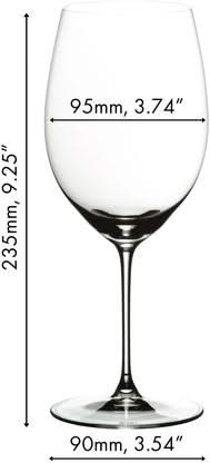 Riedel Rode Wijnglazen Veritas - Cabernet / Merlot - 709 ml - Pay 6 Get 8