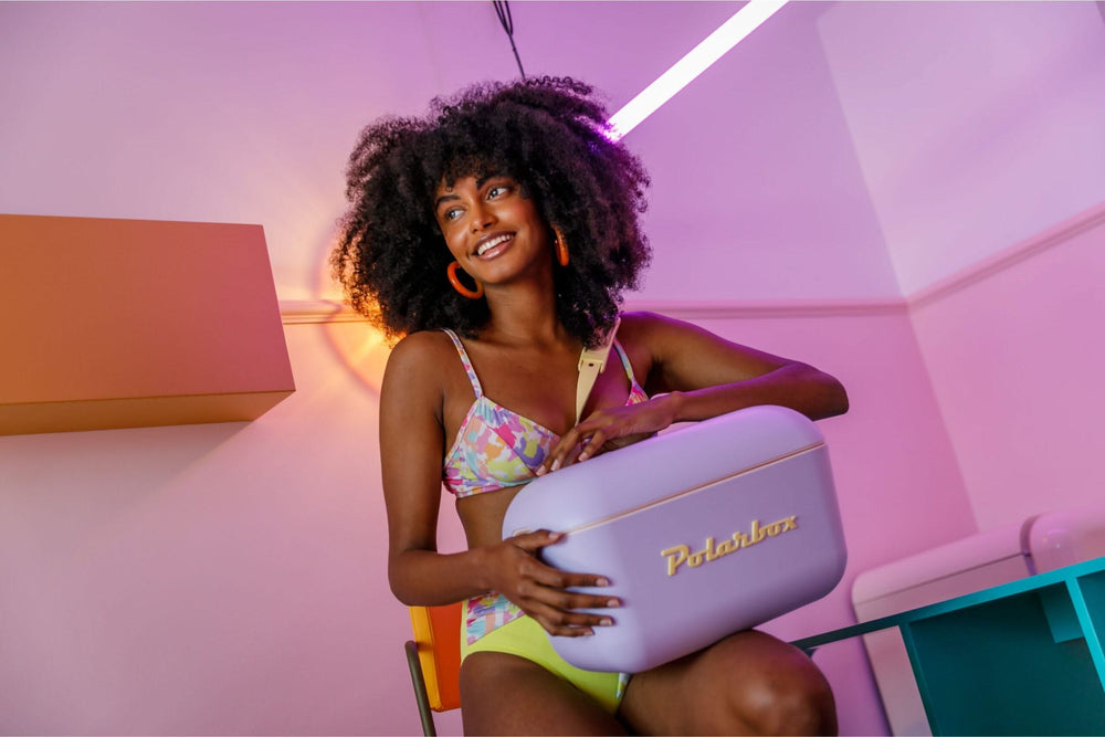 Polarbox Koelbox met Schouderband - Paars-Sorbet - 20 Liter