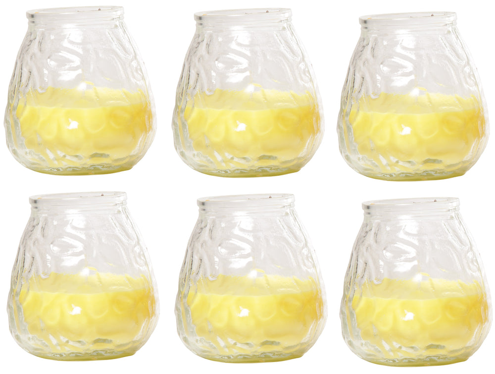 Cosy & Trendy Lowboy Kaarsen - Buitenkaarsen - Citronella Kaarsen ø 10 cm - 6 stuks