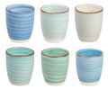Cookinglife Koffiekopjes / Senseo Kopjes - Delice Blauw 180 ml - 6 stuks