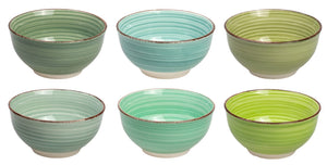 Cookinglife Kleine kommen Delice Groen ø 12 cm - 6 stuks