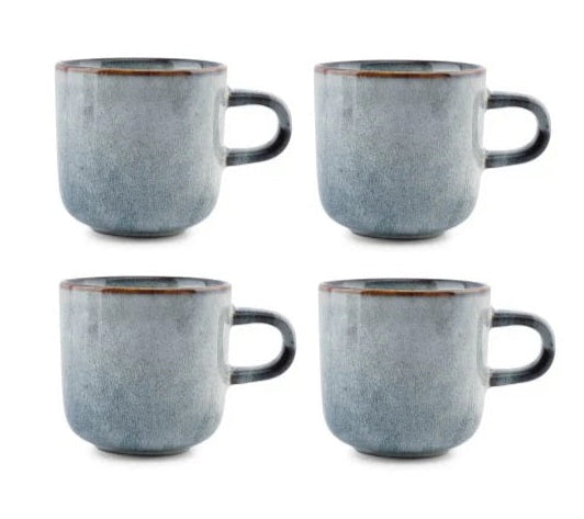 ONA Koffiekopjes Duna Blue 220 ml - 4 Stuks