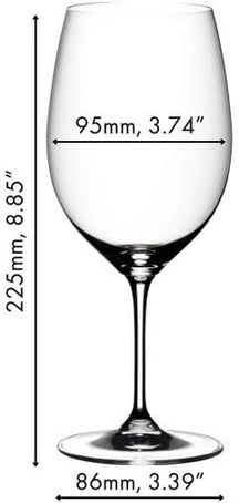 Riedel Rode Wijnglazen Vinum - Cabernet / Merlot - 650 ml - Pay 6 Get 8