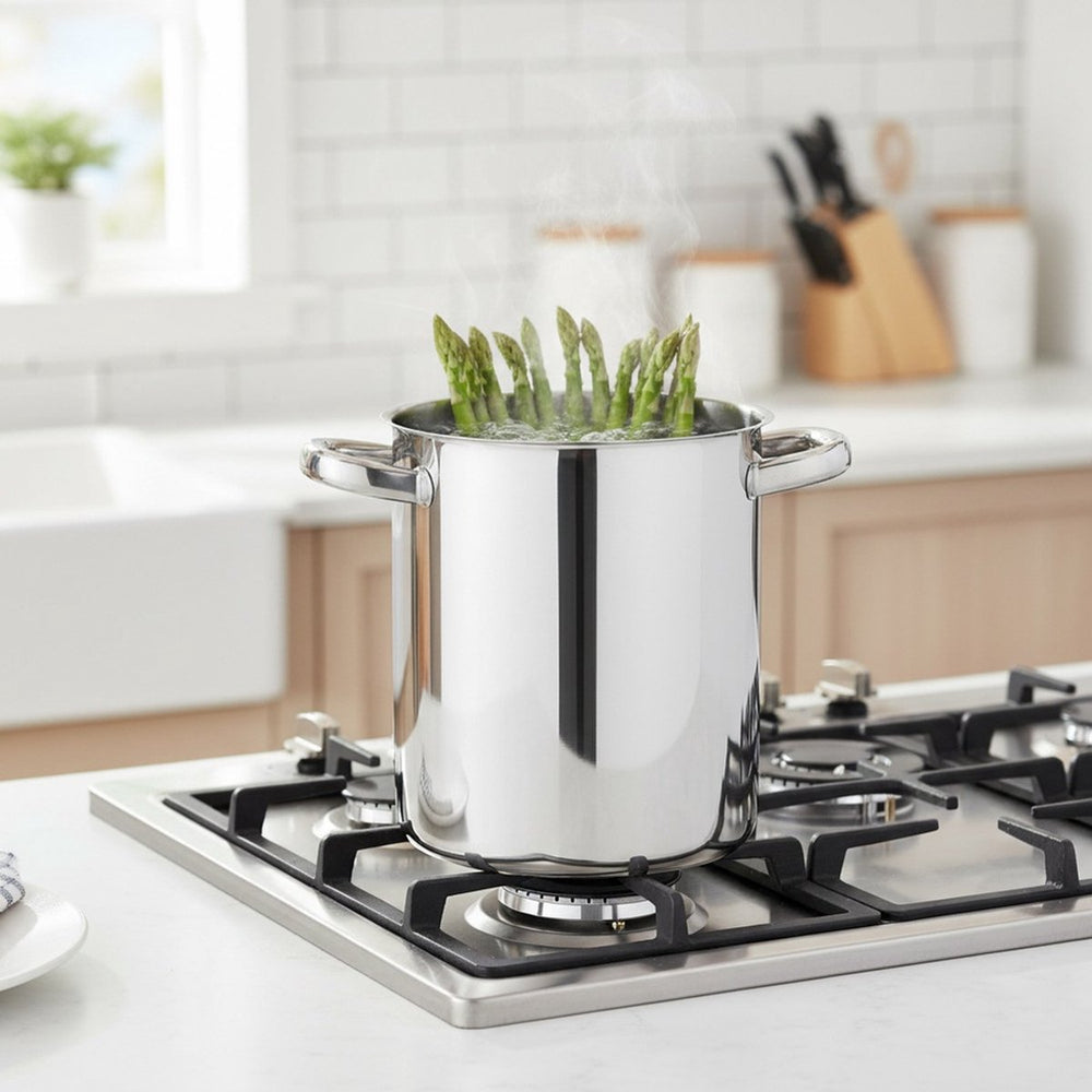 Cookinglife Aspergepan / Pastapan RVS - ø 14 cm / 3.2 Liter