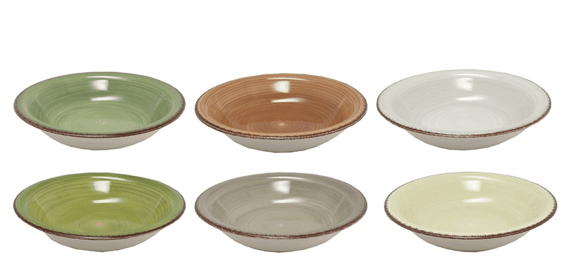 Studio Tavola Diepe Borden / Pastaborden Deep Forest ø 21 cm - 6 stuks