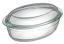 Sareva Ovenschaal met deksel Glas - Ovaal - 28 x 19 x 9.5 cm / 4 liter