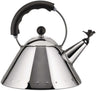 Alessi Fluitketel 9093 RVS / Zwart - 2 liter - Michael Graves - 9093 B