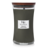 WoodWick Geurkaars Large Frasier Fir - 18 cm / ø 10 cm - Geurkaars in Glas - Houten Lont