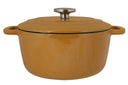 Cosy & Trendy Braadpan met deksel Fontestic Gietijzer Amber Gold Ø 28 cm / 6.8 Liter - geëmailleerde anti-aanbaklaag