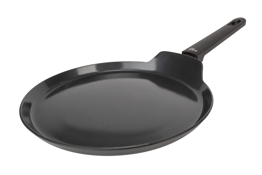 Cookinglife Pannenkoekenpan Black Cera Zwart ø 24 cm - geschikt voor alle warmtebronnen - keramische anti-aanbaklaag