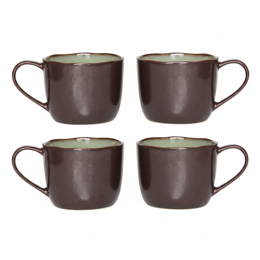 Cosy & Trendy Koffiekopjes Plato Mat - 190 ml - 4 Stuks