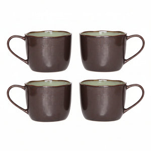 Cosy & Trendy Koffiekopjes Plato Mat - 190 ml - 4 Stuks