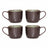 Cosy & Trendy Koffiekopjes Plato Mat - 190 ml - 4 Stuks