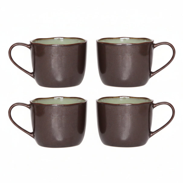 Cosy & Trendy Koffiekopjes Plato Mat - 190 ml - 4 Stuks
