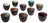 Cosy & Trendy Espresso Kopjes Streetfood 120 ml - 10 Stuks