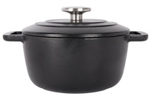 Cosy & Trendy Braadpan met deksel Fontestic Gietijzer Black Ø 20 cm / 2.7 Liter - geëmailleerde anti-aanbaklaag