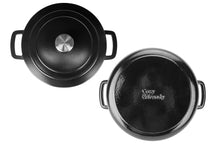 Cosy & Trendy Braadpan met deksel Fontestic Gietijzer Black Ø 28 cm / 6.8 Liter - geëmailleerde anti-aanbaklaag