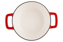 Cosy & Trendy Braadpan met deksel Fontestic Gietijzer Traditional Red Ø 20 cm / 2.7 Liter - geëmailleerde anti-aanbaklaag