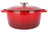 Cosy & Trendy Braadpan met deksel Fontestic Gietijzer Traditional Red Ø 24 cm / 4.6 Liter - geëmailleerde anti-aanbaklaag