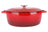 Cosy & Trendy Braadpan met deksel Fontestic Gietijzer Traditional Red Ovaal - 31 x 24 cm / 6 Liter - geëmailleerde anti-aanbaklaag