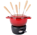 Cosy & Trendy Fondueset Fontestic Gietijzer Traditional Red - Ø 18 cm