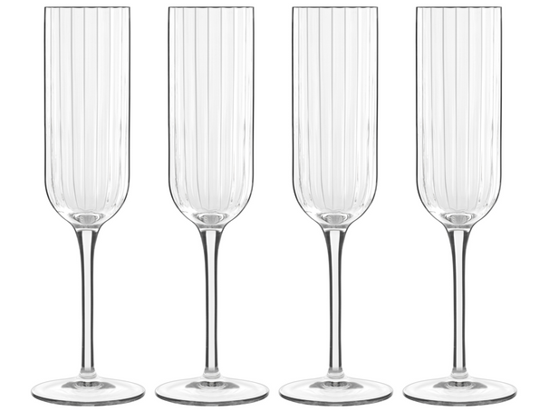 Luigi Bormioli Champagneglazen - Flutes - Bach - 210 ml - 4 Stuks