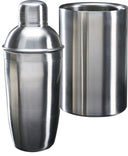 Cookinglife Barset RVS 2-Delig - Cocktailshaker en Wijnkoeler