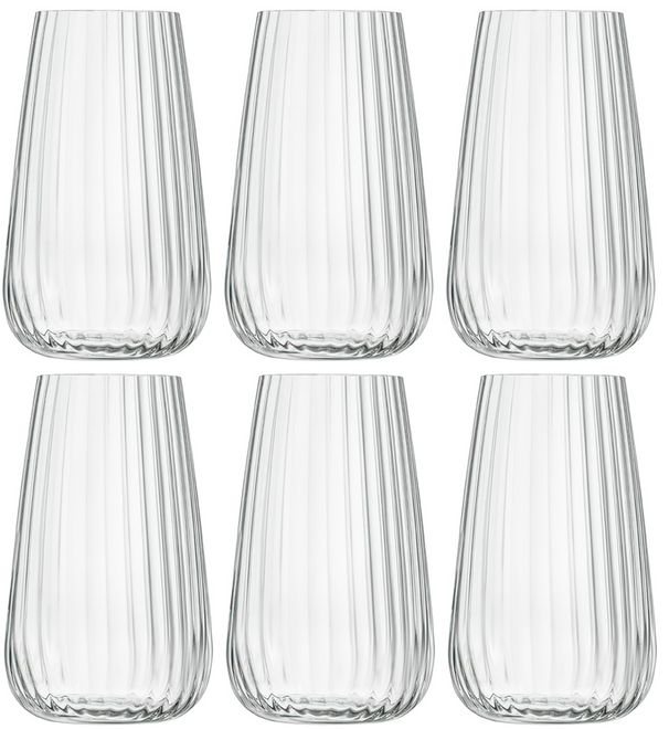 Luigi Bormioli Longdrinkglazen - Waterglazen - Cocktailglazen - Speakeasies - 570 ml - 6 Stuks