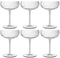 Luigi Bormioli Champagneglazen - Flutes - Champagnecoupe - Speakeasies - 300 ml - 6 Stuks