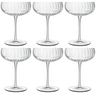 Luigi Bormioli Champagneglazen - Flutes - Champagnecoupe - Speakeasies - 300 ml - 6 Stuks
