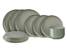ASA Selection Serviesset Saisons - Eucalyptus 18 delig / 6 personen - 6 dinerborden, 6 kommen en 6 ontbijtborden