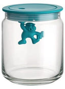 Alessi Voorraadpot Gianni A Little Man Holding On Tight Blauw - 700 ml - Mattia Di Rosa - AMDR04 AZ
