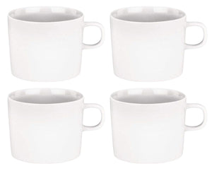 Alessi Koffiekopjes PlateBowlCup 200 ml - 4 stuks - Jasper Morrison - AJM28/78