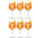 Aperol Spritz Glazen - 450 ml - Officieel Glas - 6 stuks