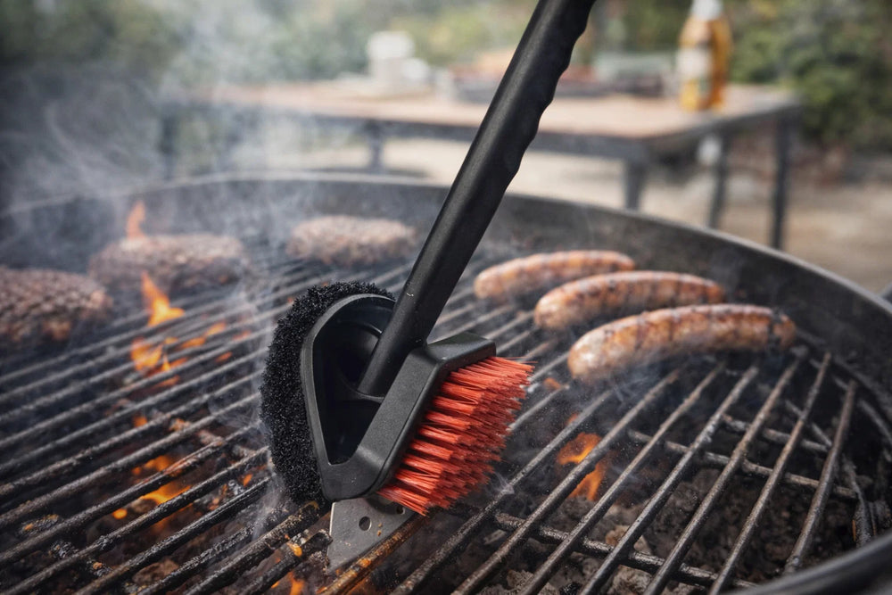 Cookinglife BBQ Reinigingsborstel 3-in-1 Fire & Flavour - 45 cm