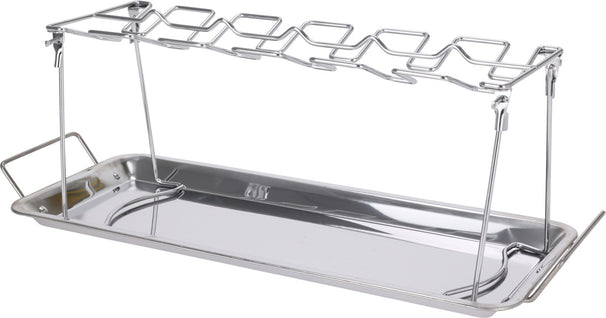 Cookinglife BBQ Kippenvleugelhouder Fire & Flavour - Metaal - Voor 12 Stuks Grillen