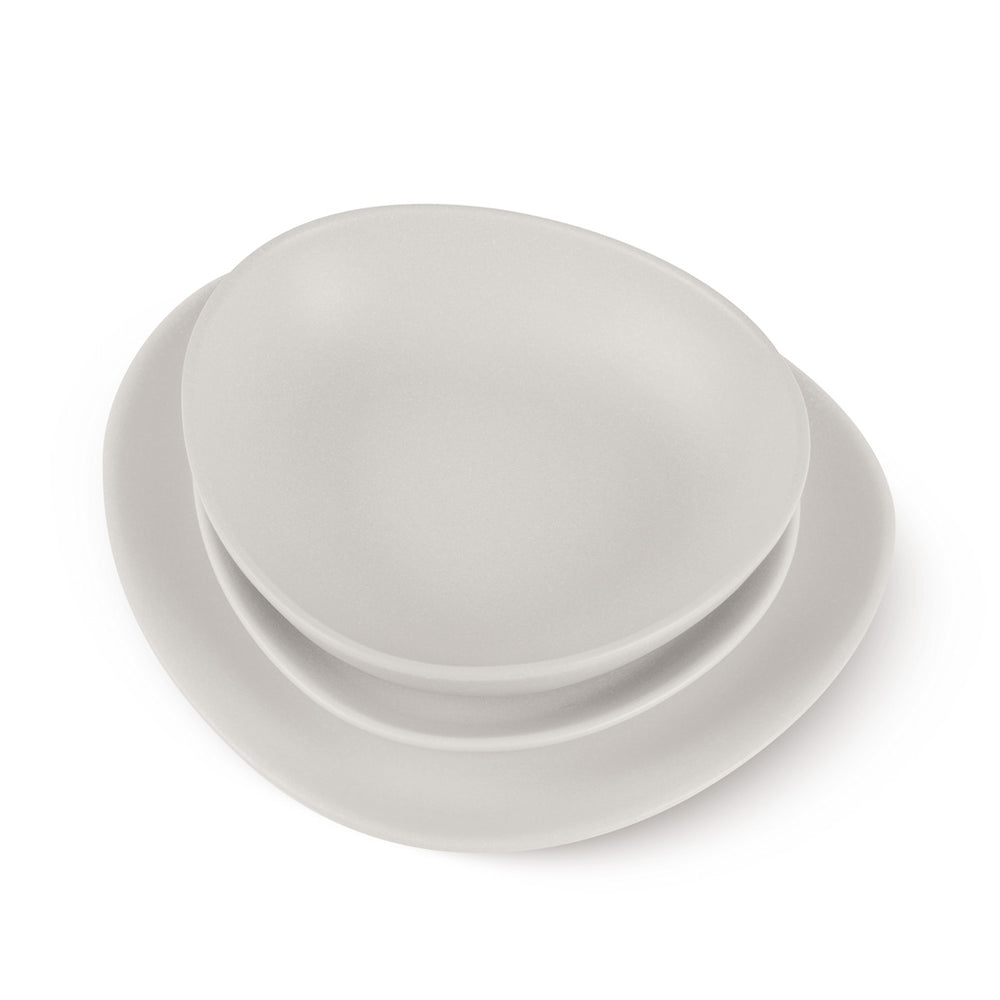 Berlinger Haus Serviesset Mat Crème Ovaal - 18-Delig / 6 Personen - 6 dinerborden, 6 ontbijtborden en 6 diepe borden