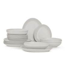 Berlinger Haus Serviesset Mat Crème Ovaal - 18-Delig / 6 Personen - 6 dinerborden, 6 ontbijtborden en 6 diepe borden
