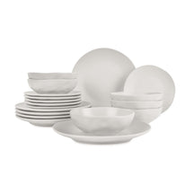Berlinger Haus Serviesset Mat Crème Rond - 18-Delig / 6 Personen - 6 dinerborden, 6 ontbijtborden en 6 diepe borden
