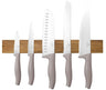 Berlinger Haus Messenset met Messenmagneetstrip Acaciahout Taupe - 6-delig - Koksmes, Broodmes, Santokumes, Officemes & Schilmes