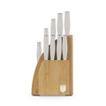 Berlinger Haus Messenblok Mat Crème 10-delig - Koksmes, Broodmes, Santokumes, Officemes, Schilmes & 4 Steakmessen