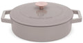 Berlinger Haus Hapjespan / Sauteerpan Taupe - Gietijzer - ø 26 cm - geschikt voor alle warmtebronnen - geëmailleerde anti-aanbaklaag