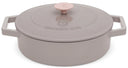Berlinger Haus Hapjespan / Sauteerpan Taupe - Gietijzer - ø 26 cm - geschikt voor alle warmtebronnen - geëmailleerde anti-aanbaklaag